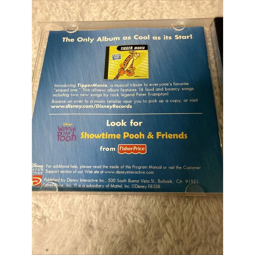Disneys Tigger's Honey Hunt Junior Adventure PC CD ROM VTG Winnie The Pooh Game